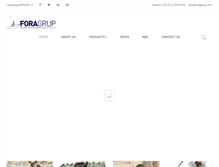 Tablet Screenshot of foragroup.com